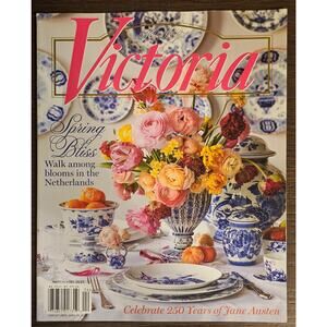 March/April 2026 VICTORIA Romantic Living Magazine Netherlands Bloonming Fields